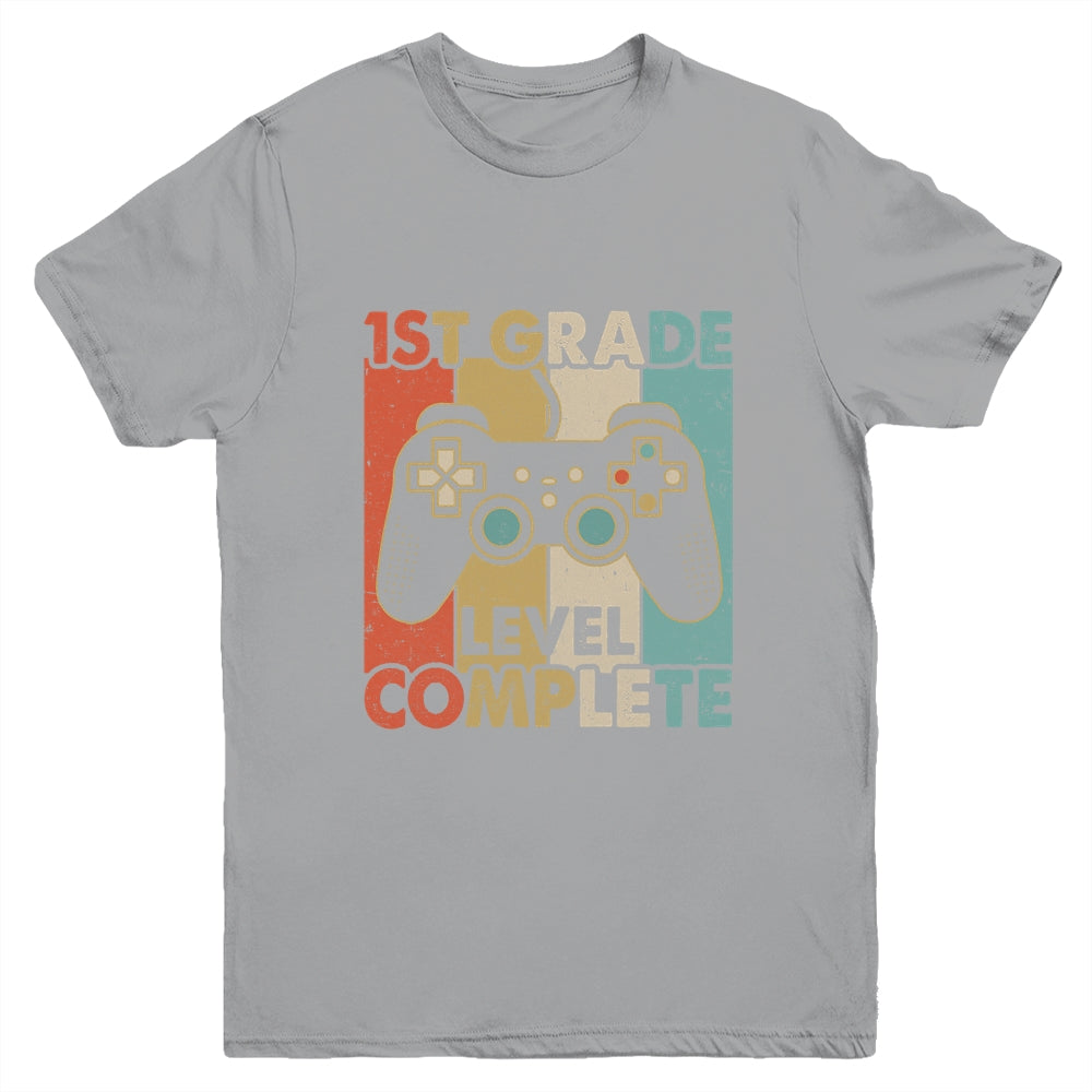 1st Grade Graduation Level Complete Video Games Boy Kids Youth Shirt | siriusteestore