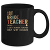 1st Grade Teacher Definition Funny Back To School First Day Mug | siriusteestore