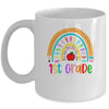 1st Teacher Rainbow First Day Of Back To School Mug | siriusteestore
