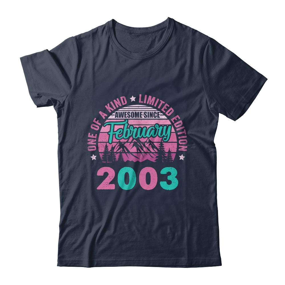 20 Years Old Awesome Since February 2003 20th Birthday Women Shirt & Tank Top | siriusteestore