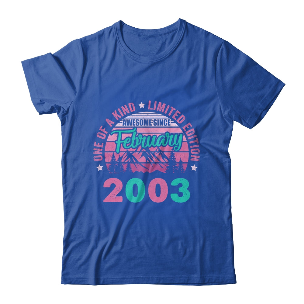 20 Years Old Awesome Since February 2003 20th Birthday Women Shirt & Tank Top | siriusteestore