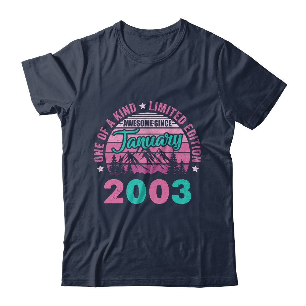 20 Years Old Awesome Since January 2003 20th Birthday Women Shirt & Tank Top | siriusteestore