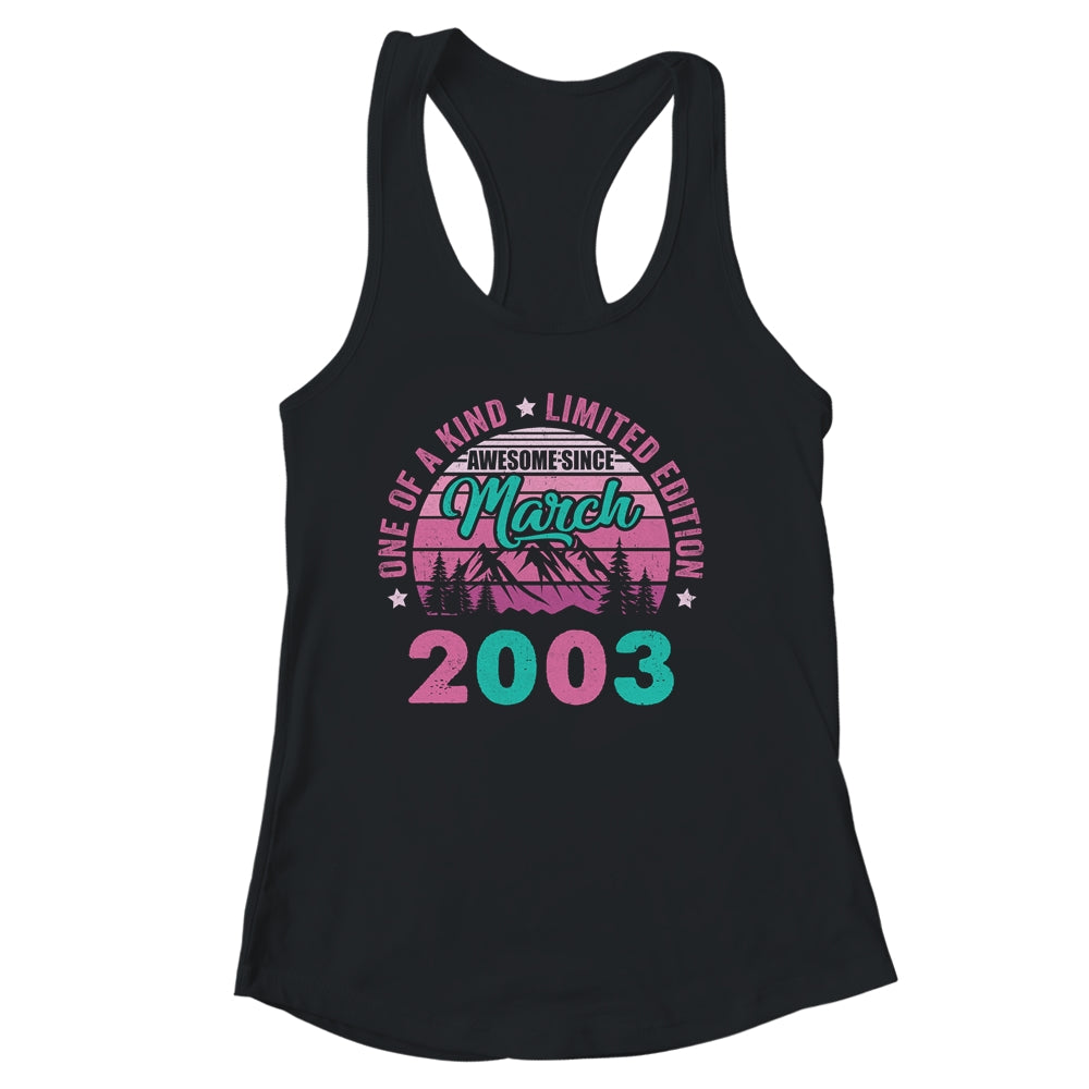 20 Years Old Awesome Since March 2003 20th Birthday Women Shirt & Tank Top | siriusteestore