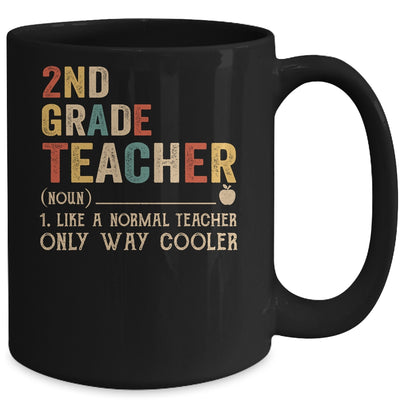 2nd Grade Teacher Definition Funny Back To School First Day Mug | siriusteestore