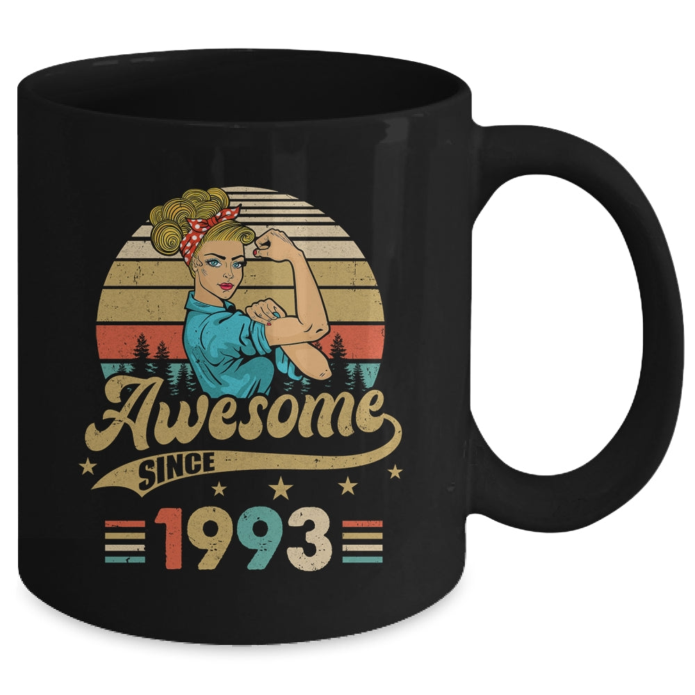 30 Year Old Awesome Since 1993 30th Birthday Women Mug | siriusteestore