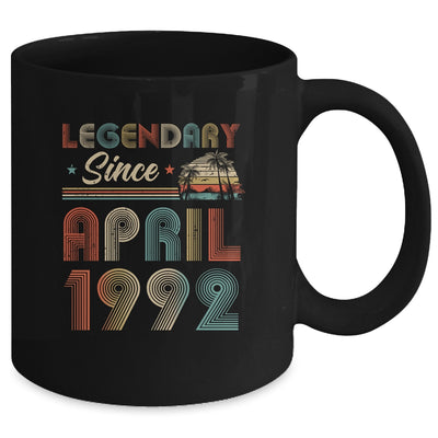30th Birthday 30 Years Old Legendary Since April 1992 Mug | siriusteestore
