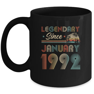 30th Birthday 30 Years Old Legendary Since January 1992 Mug | siriusteestore