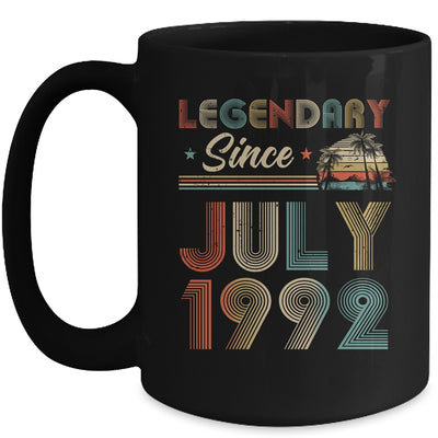 30th Birthday 30 Years Old Legendary Since July 1992 Mug | siriusteestore