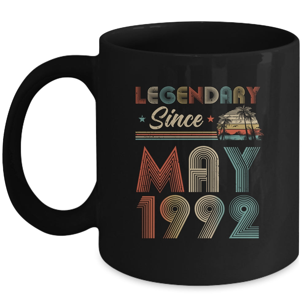 30th Birthday 30 Years Old Legendary Since May 1992 Mug | siriusteestore