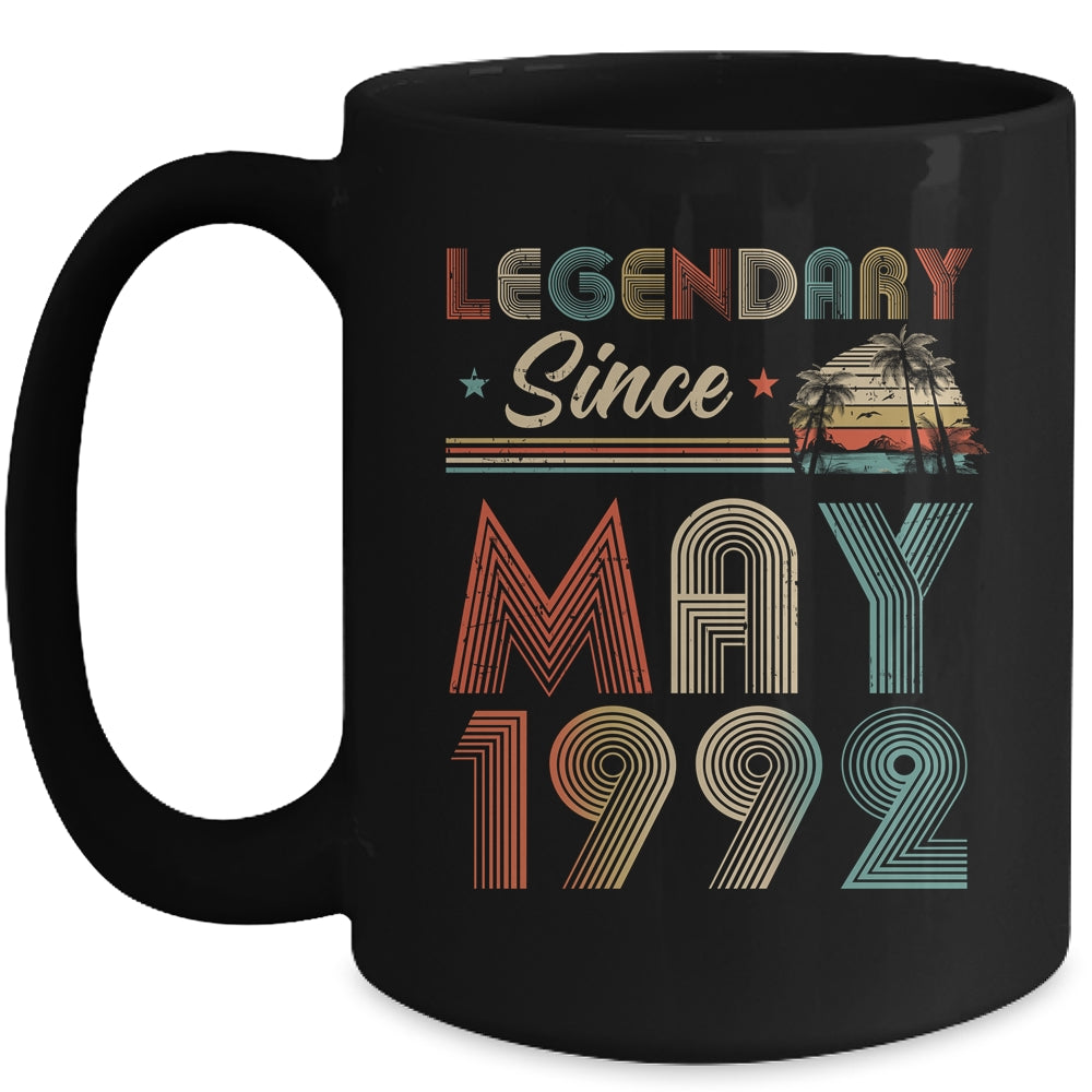 30th Birthday 30 Years Old Legendary Since May 1992 Mug | siriusteestore