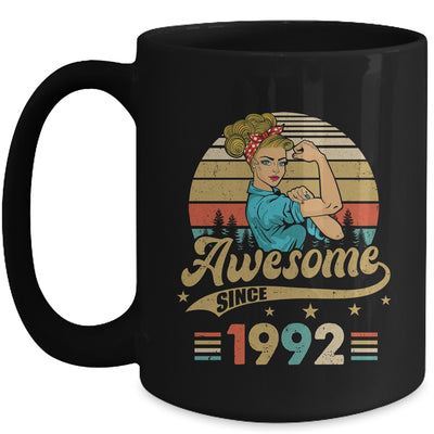 31 Year Old Awesome Since 1992 31st Birthday Women Mug | siriusteestore