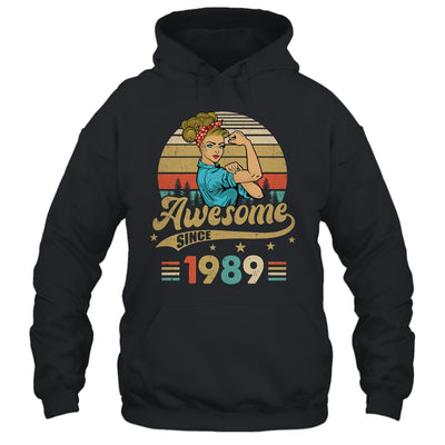34 Year Old Awesome Since 1989 34th Birthday Women Shirt & Tank Top | siriusteestore