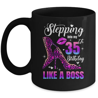 35 And Fabulous High Heels Stepping Into My 35th Birthday Mug | siriusteestore