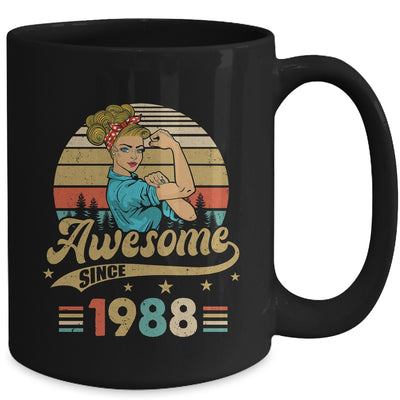 35 Year Old Awesome Since 1988 35th Birthday Women Mug | siriusteestore