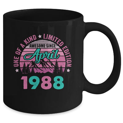 35 Years Old Awesome Since April 1988 35th Birthday Women Mug | siriusteestore
