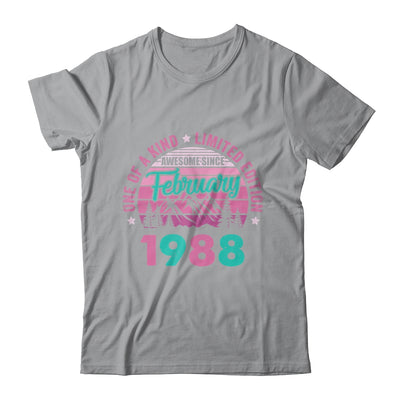 35 Years Old Awesome Since February 1988 35th Birthday Women Shirt & Tank Top | siriusteestore