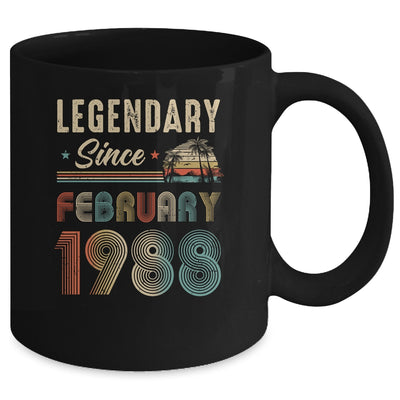 35 Years Old Legendary Since February 1988 35th Birthday Mug | siriusteestore