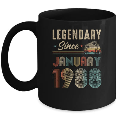 35 Years Old Legendary Since January 1988 35th Birthday Mug | siriusteestore
