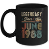 35 Years Old Legendary Since June 1988 35th Birthday Mug | siriusteestore