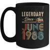 35 Years Old Legendary Since June 1988 35th Birthday Mug | siriusteestore