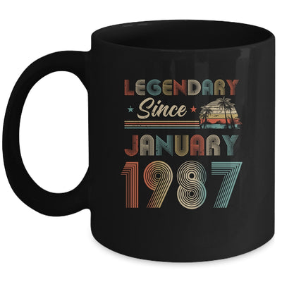 35th Birthday 35 Years Old Legendary Since January 1987 Mug | siriusteestore
