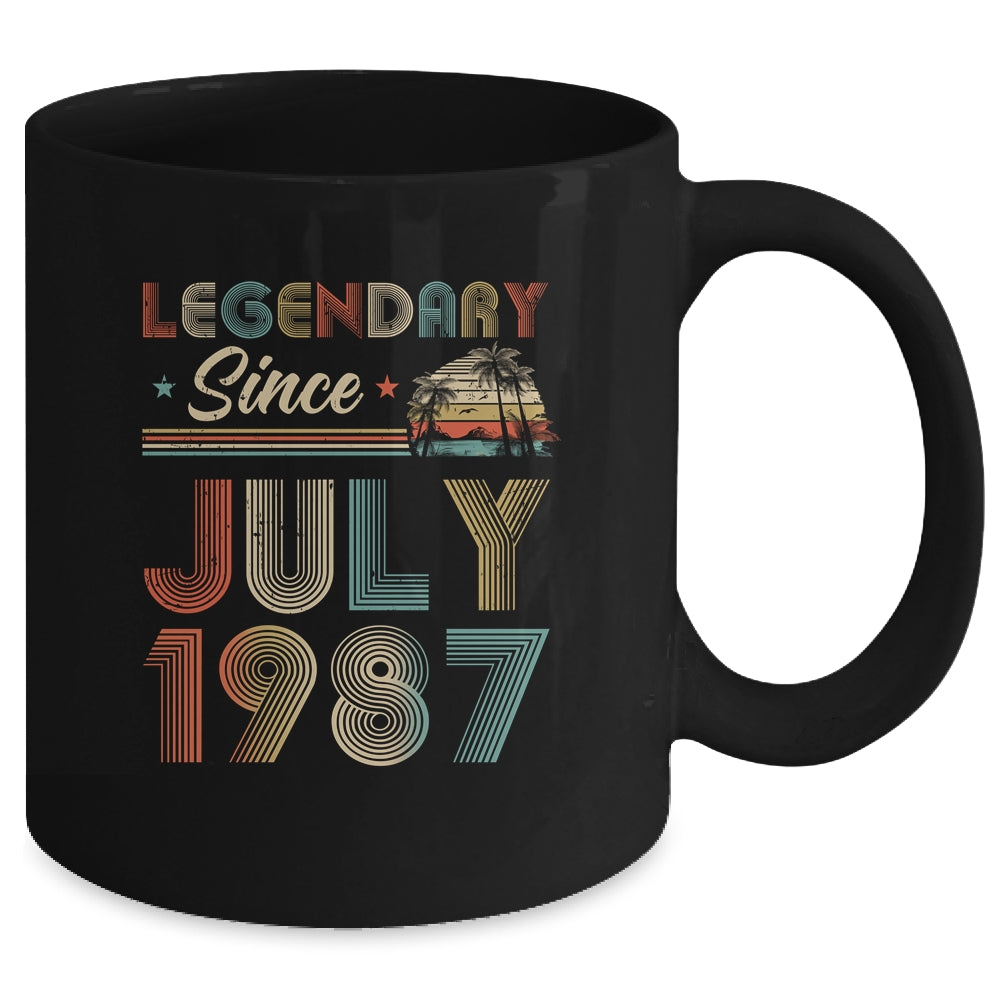 35th Birthday 35 Years Old Legendary Since July 1987 Mug | siriusteestore
