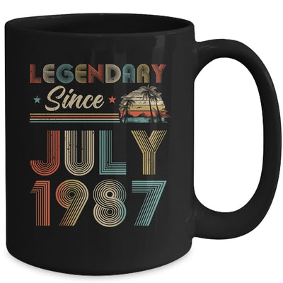 35th Birthday 35 Years Old Legendary Since July 1987 Mug | siriusteestore