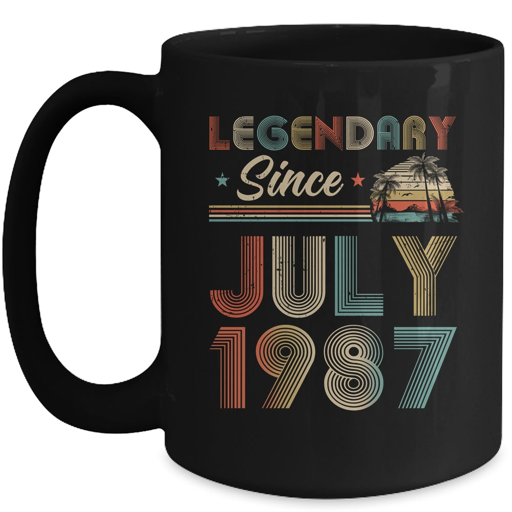 35th Birthday 35 Years Old Legendary Since July 1987 Mug | siriusteestore