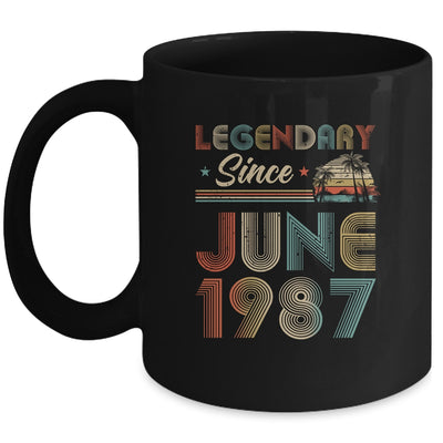 35th Birthday 35 Years Old Legendary Since June 1987 Mug | siriusteestore