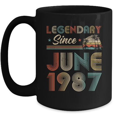 35th Birthday 35 Years Old Legendary Since June 1987 Mug | siriusteestore