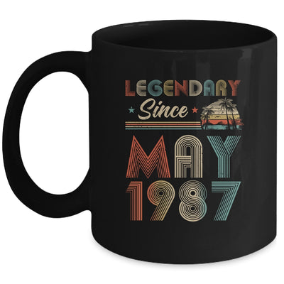 35th Birthday 35 Years Old Legendary Since May 1987 Mug | siriusteestore
