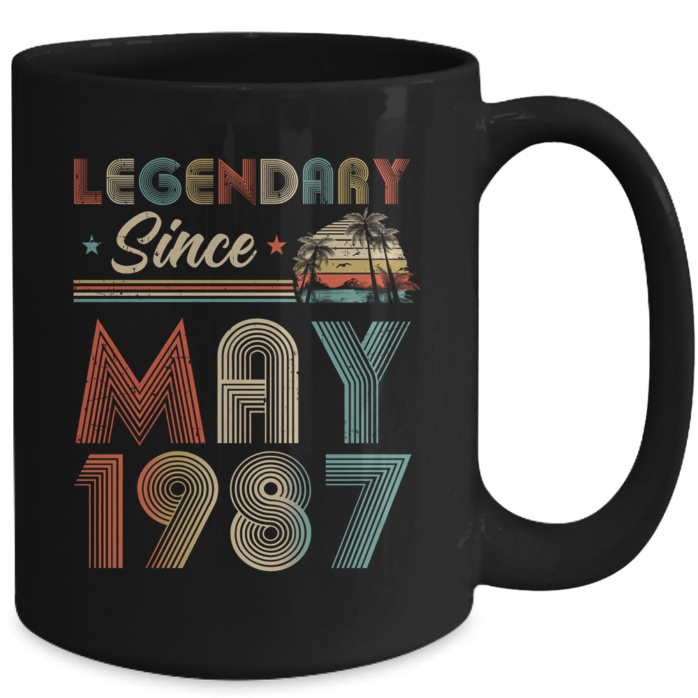 35th Birthday 35 Years Old Legendary Since May 1987 Mug | siriusteestore