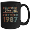 35th Birthday 35 Years Old Legendary Since October 1987 Mug | siriusteestore