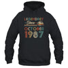 35th Birthday 35 Years Old Legendary Since October 1987 Shirt & Hoodie | siriusteestore
