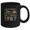 35th Birthday 35 Years Old Legendary Since September 1987 Mug | siriusteestore