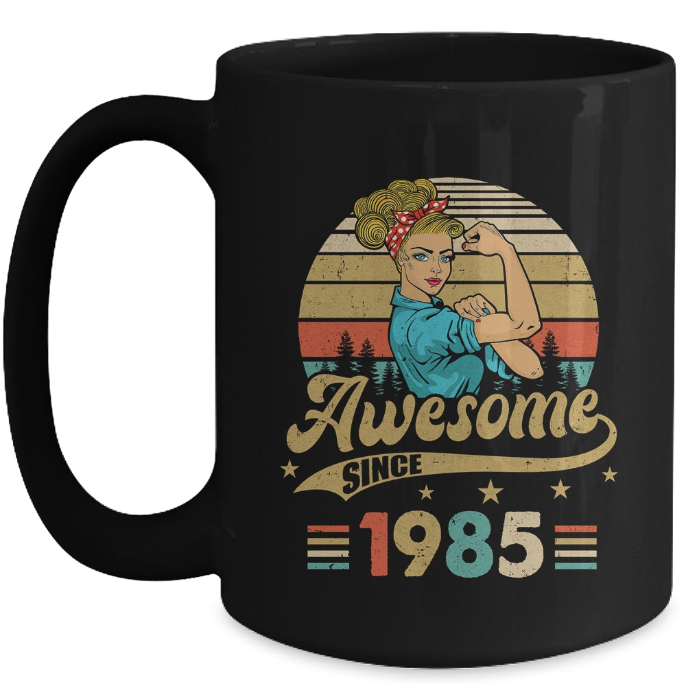 38 Year Old Awesome Since 1985 38th Birthday Women Mug | siriusteestore