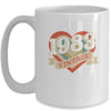 38th Birthday Gifts Classic Retro Heart Vintage 1983 Mug | siriusteestore