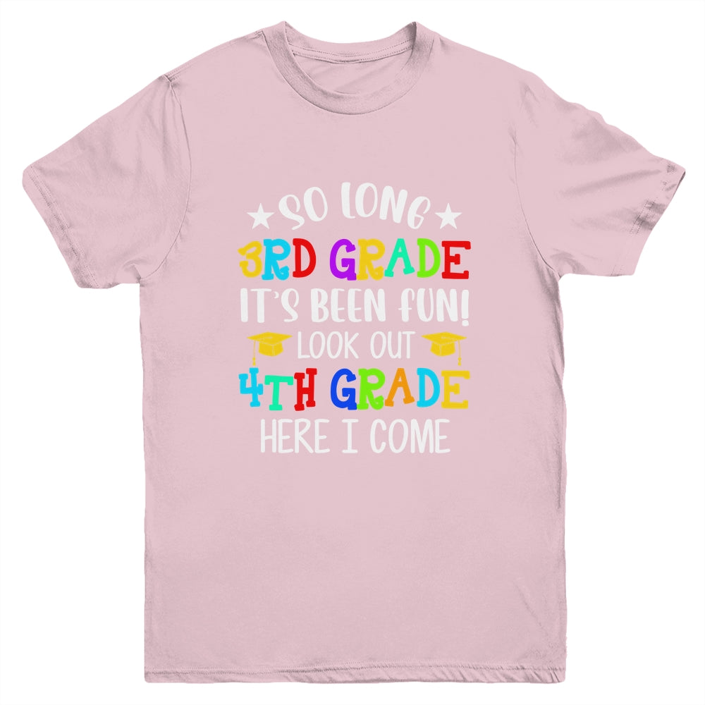 3rd Grade Graduation 4th Grade Here I Come Class of 2022 Youth Shirt | siriusteestore