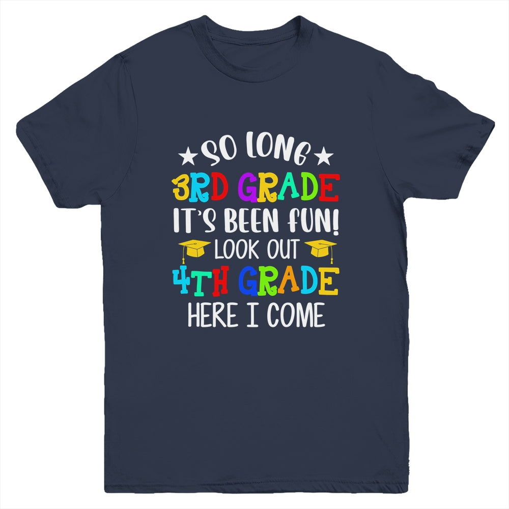 3rd Grade Graduation 4th Grade Here I Come Class of 2022 Youth Shirt | siriusteestore
