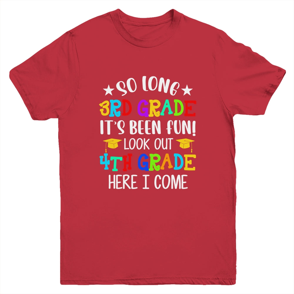 3rd Grade Graduation 4th Grade Here I Come Class of 2022 Youth Shirt | siriusteestore