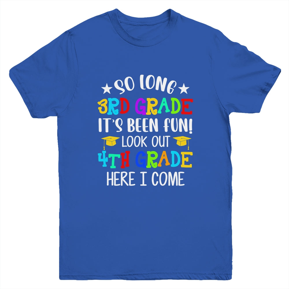 3rd Grade Graduation 4th Grade Here I Come Class of 2022 Youth Shirt | siriusteestore