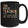 3rd Grade Teacher Definition Funny Back To School First Day Mug | siriusteestore