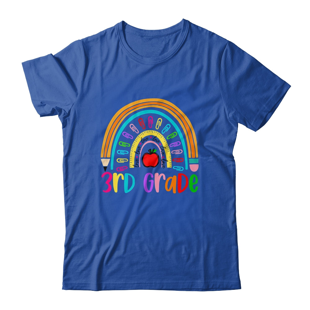 3rd Teacher Rainbow First Day Of Back To School Shirt & Hoodie | siriusteestore