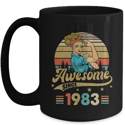 40 Year Old Awesome Since 1983 40th Birthday Women Mug | siriusteestore
