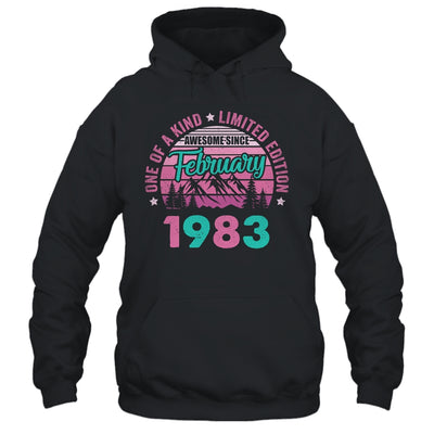 40 Years Old Awesome Since February 1983 40th Birthday Women Shirt & Tank Top | siriusteestore