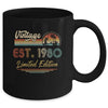 41 Year Old Vintage 1980 Limited Edition 41th Birthday Mug | siriusteestore