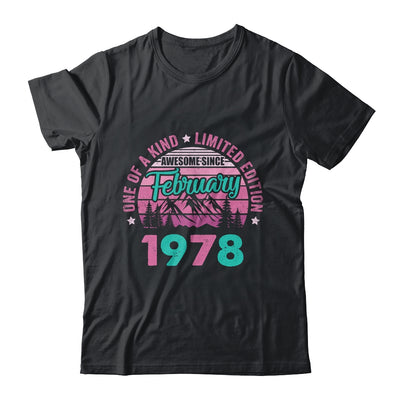 45 Years Old Awesome Since February 1978 45th Birthday Women Shirt & Tank Top | siriusteestore