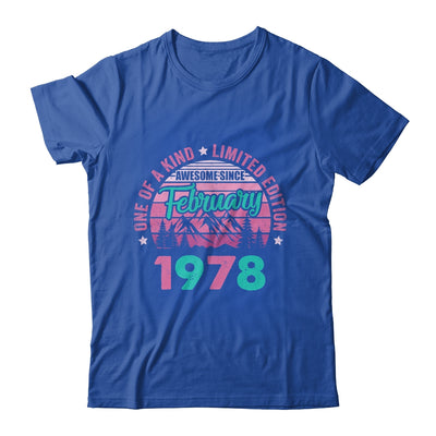 45 Years Old Awesome Since February 1978 45th Birthday Women Shirt & Tank Top | siriusteestore