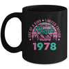 45 Years Old Awesome Since March 1978 45th Birthday Women Mug | siriusteestore