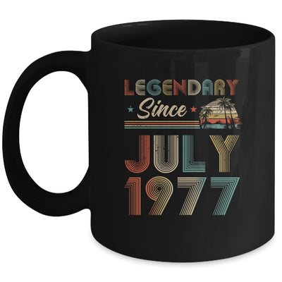 45th Birthday 45 Years Old Legendary Since July 1977 Mug | siriusteestore